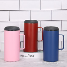 Eco-friendly  Spayed Double Wall Insulated Tumbler Stainless Steel Beer Tumblers With Handle